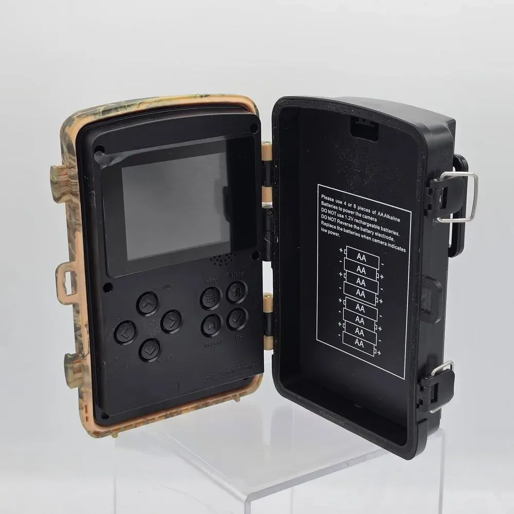 Lot of 2 Camouflage Digital Trail Hunting Game Cameras - Tested Working Outdoor